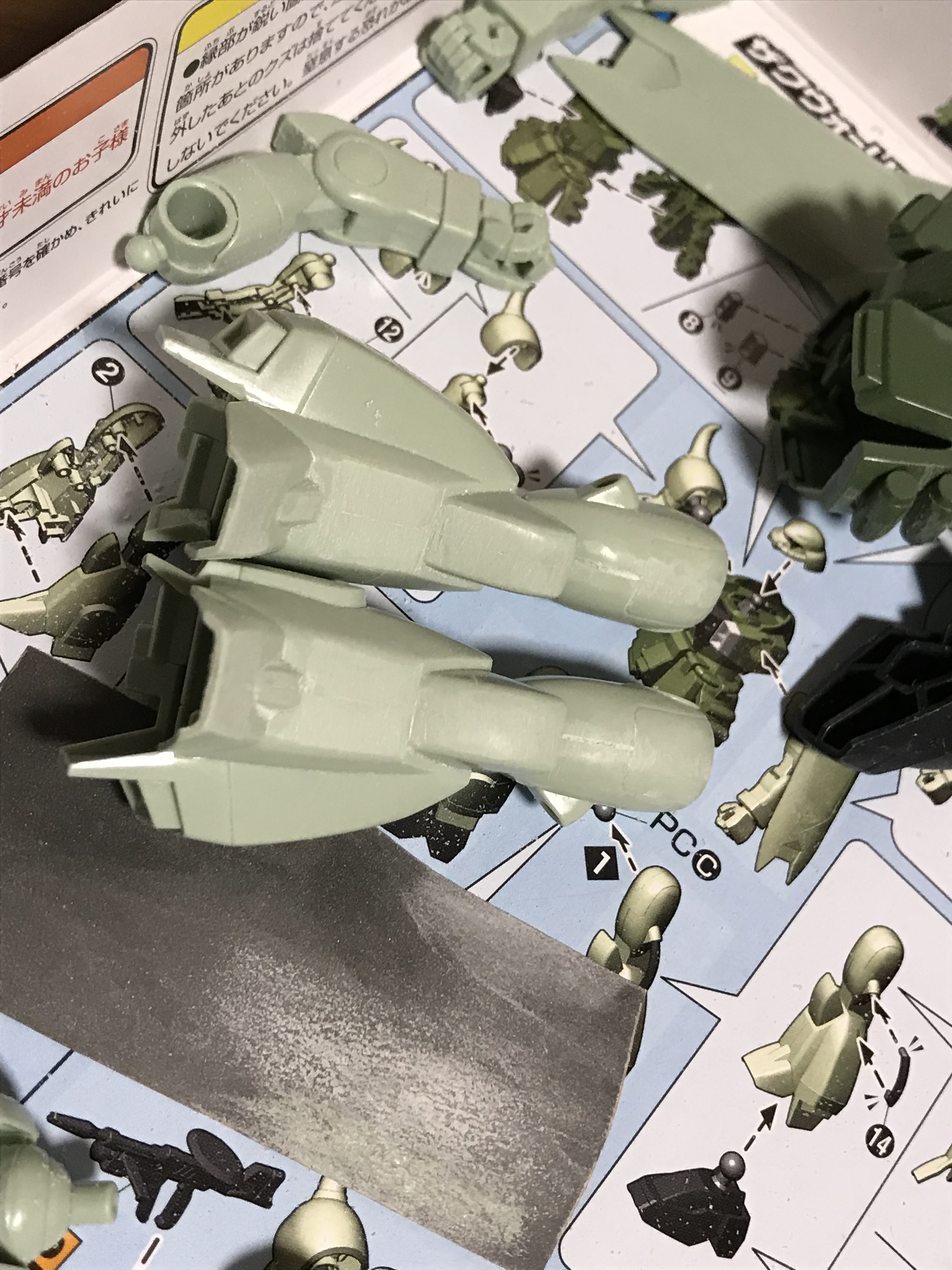 ガンプラの塗装メタリック