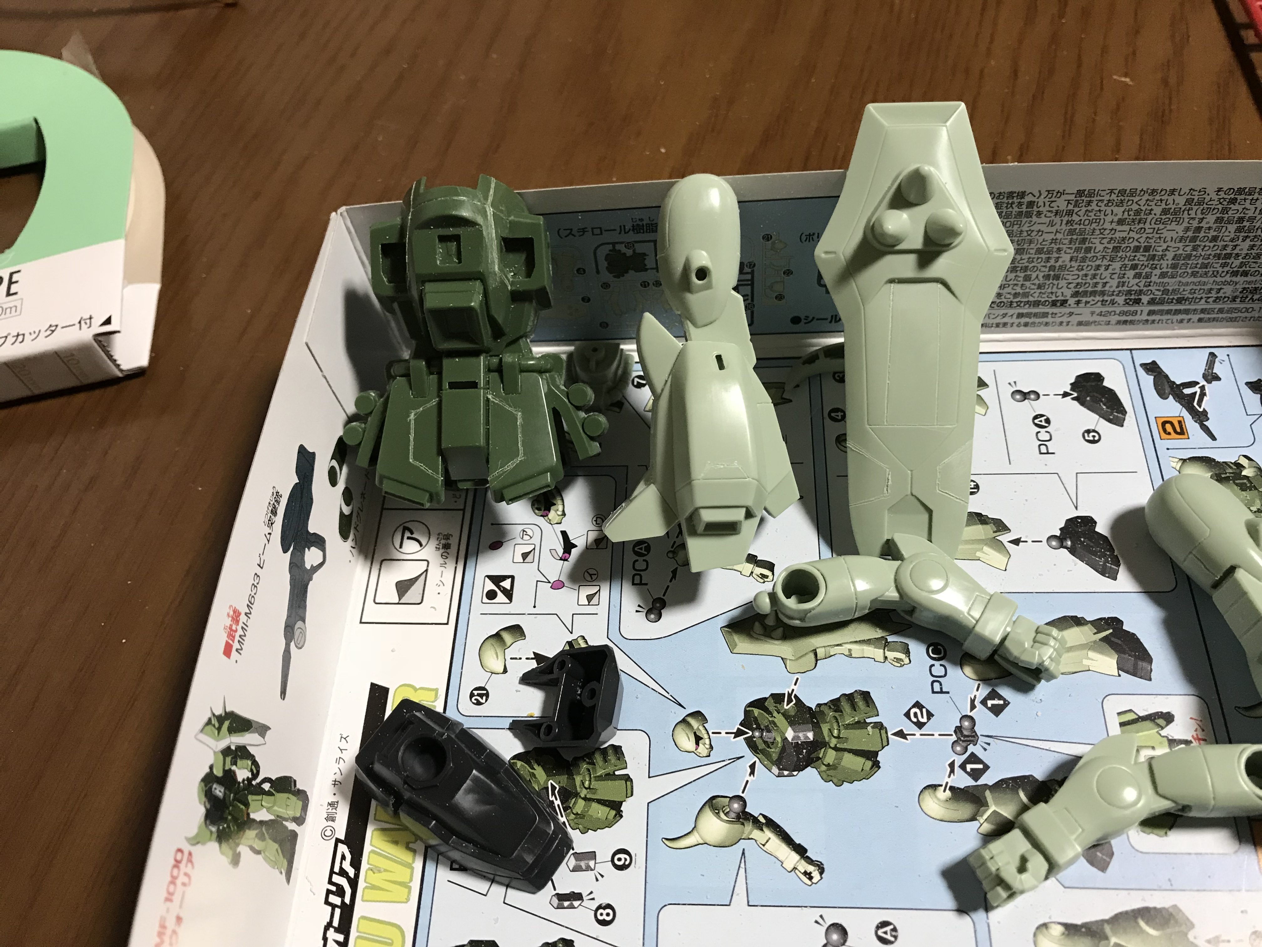 ガンプラの塗装メタリック