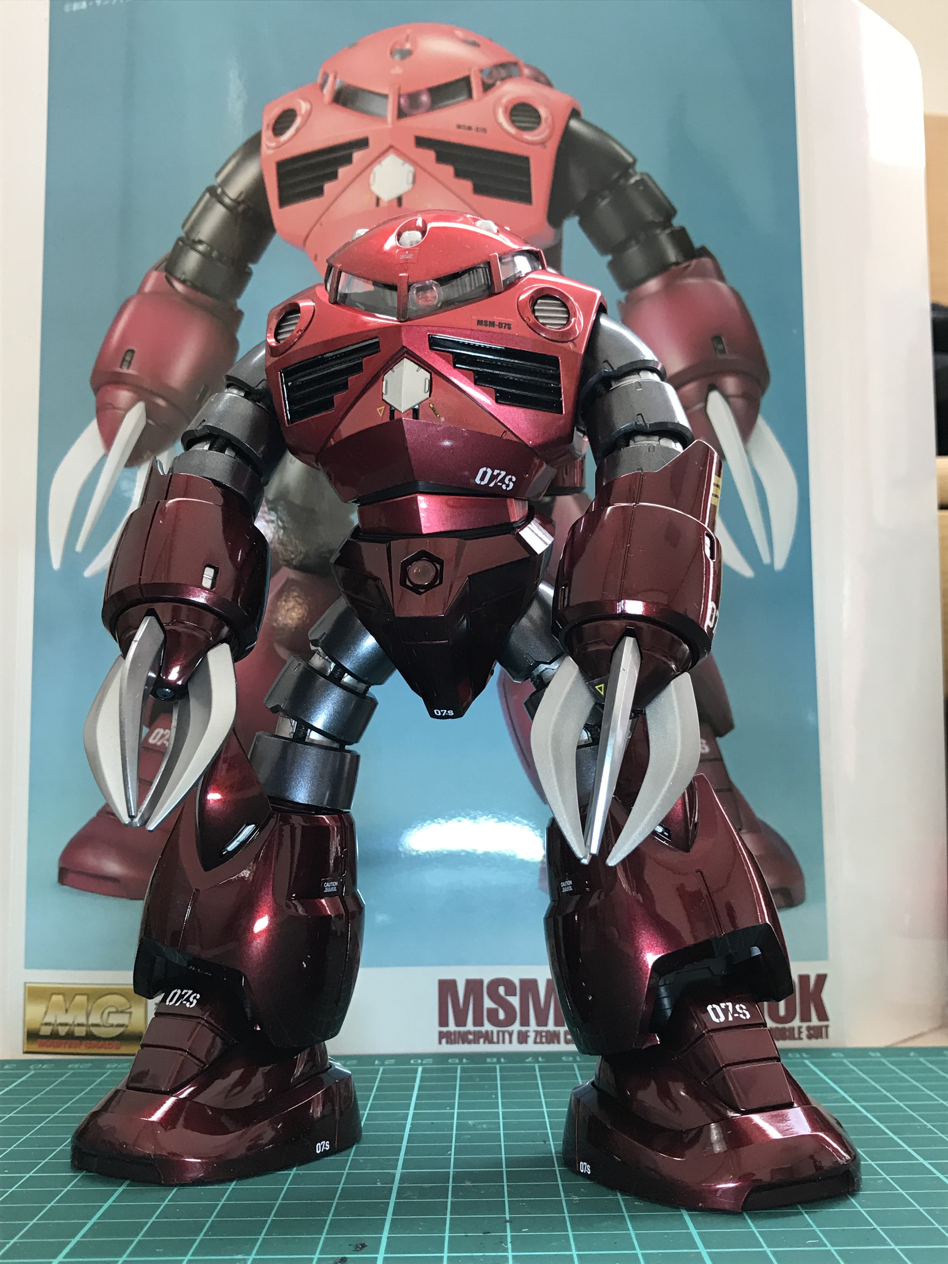 ガンプラメタリック塗装 Mgシャア専用ズゴックをキャンディー塗装しました ガンプラ塗装ブログ