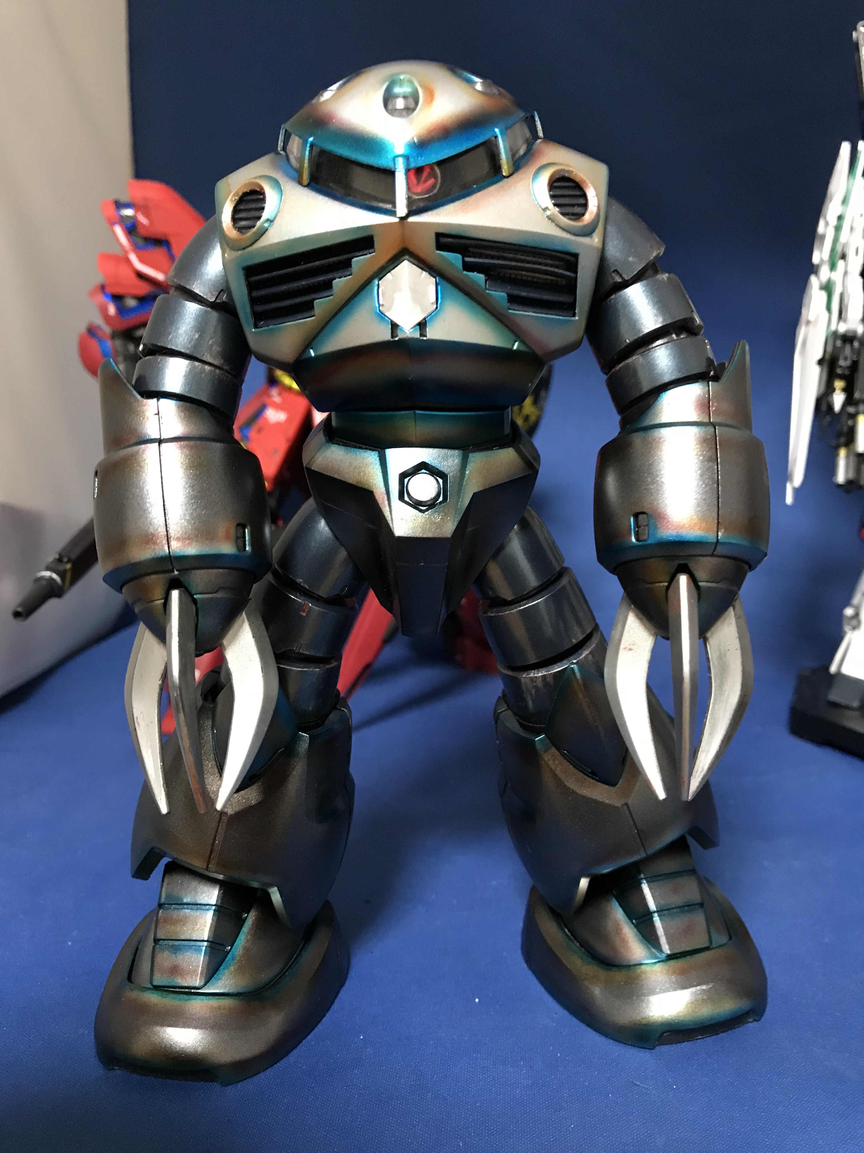 ガンプラのメタリック塗装 Mgズゴックをメタリックカラーでリペイント ガンプラ塗装ブログ