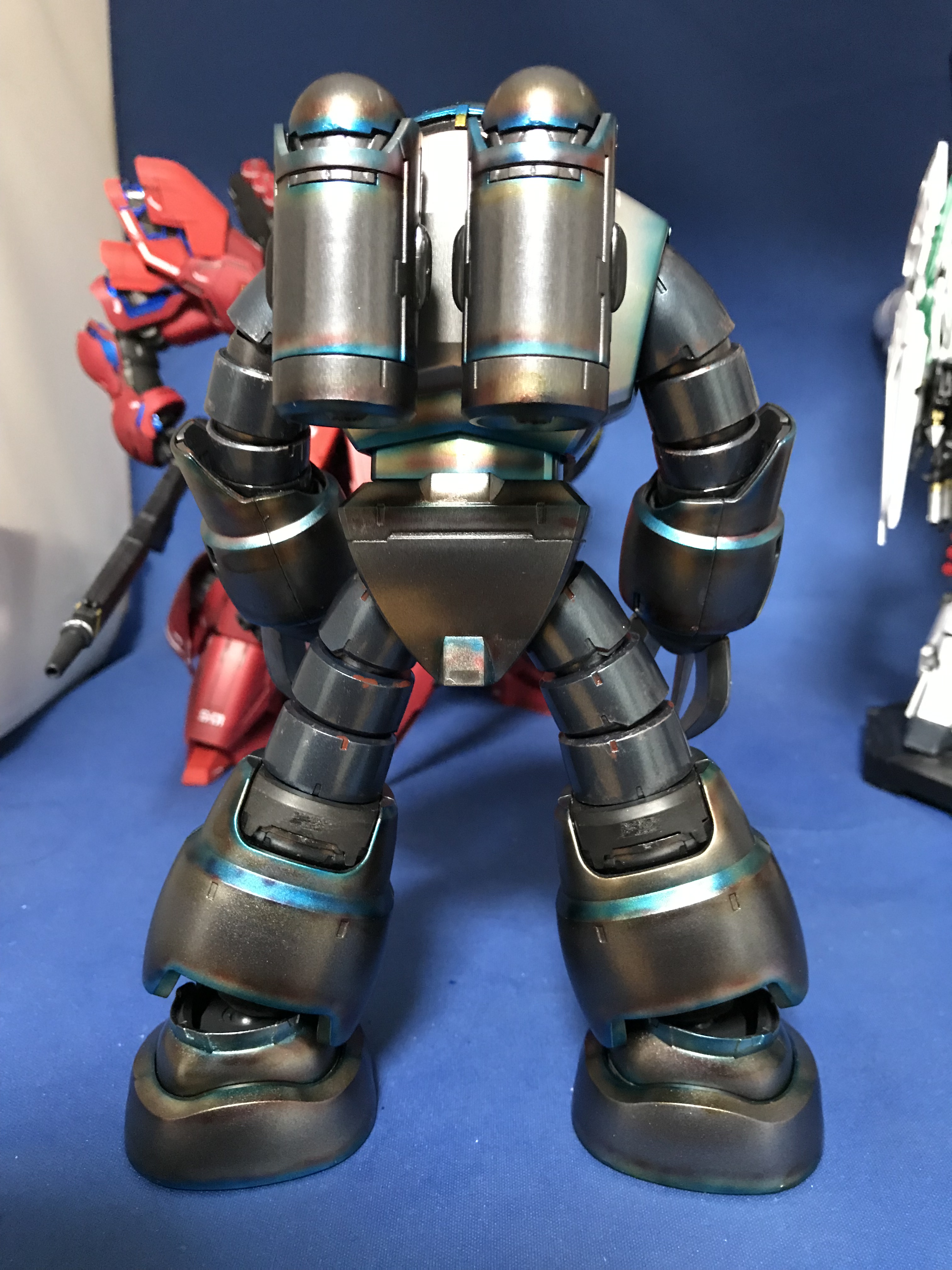 ガンプラ メタリック 塗装