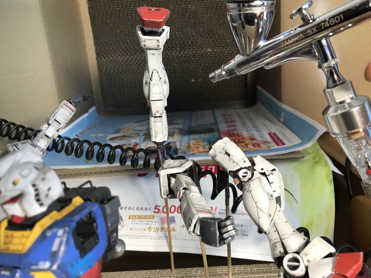 ガンプラのトップコート