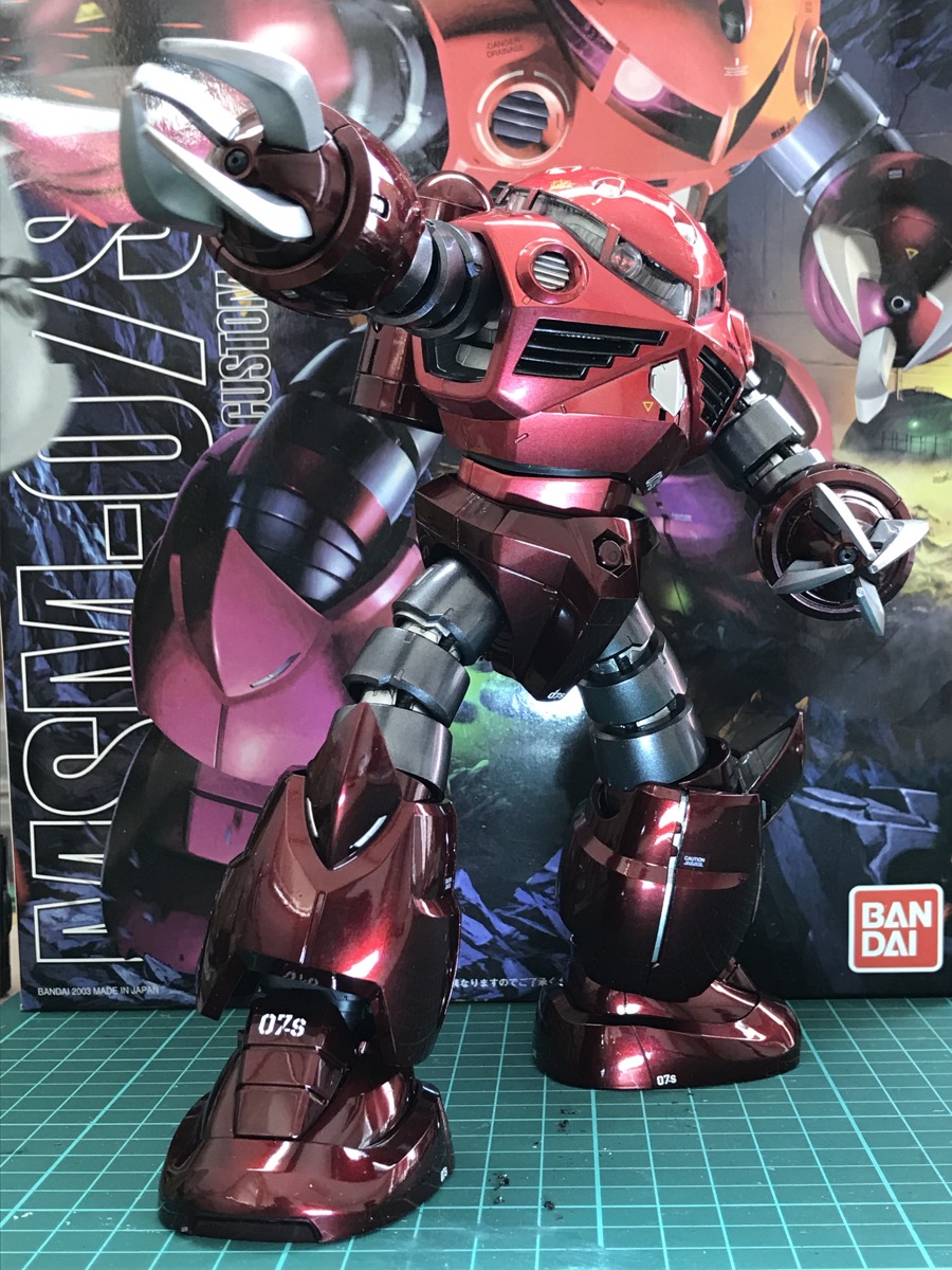 ガンプラのトップコート