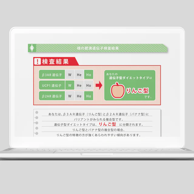 ジーンライフ肥満遺伝子検査