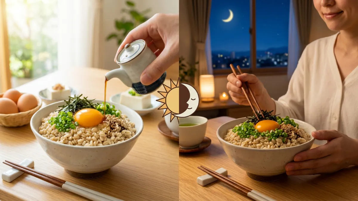 朝に卵かけご飯は太る