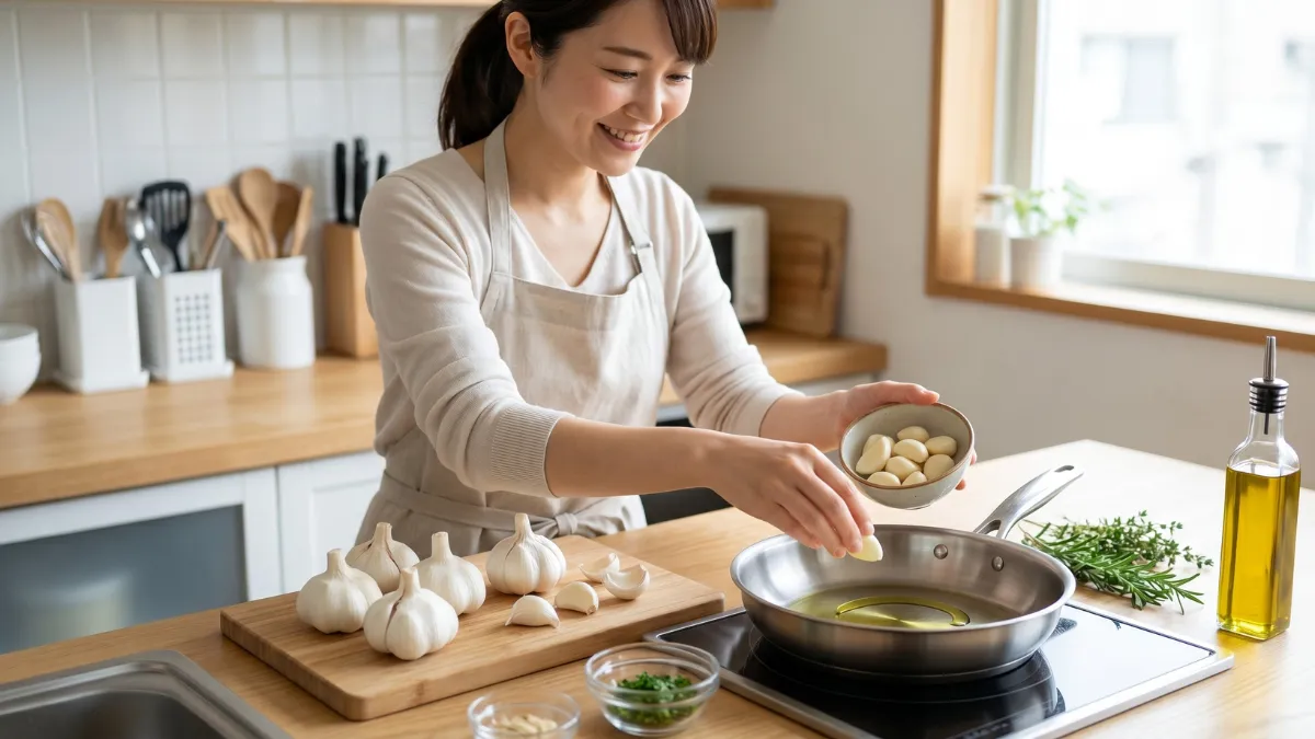 新ニンニクはどこまで剥く
